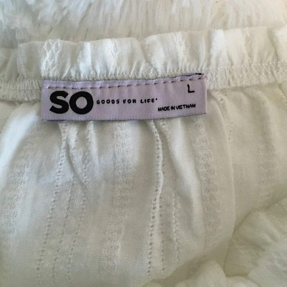 New Junior’s SO puff Sleeve Crop Top size L - Picture 5 of 7